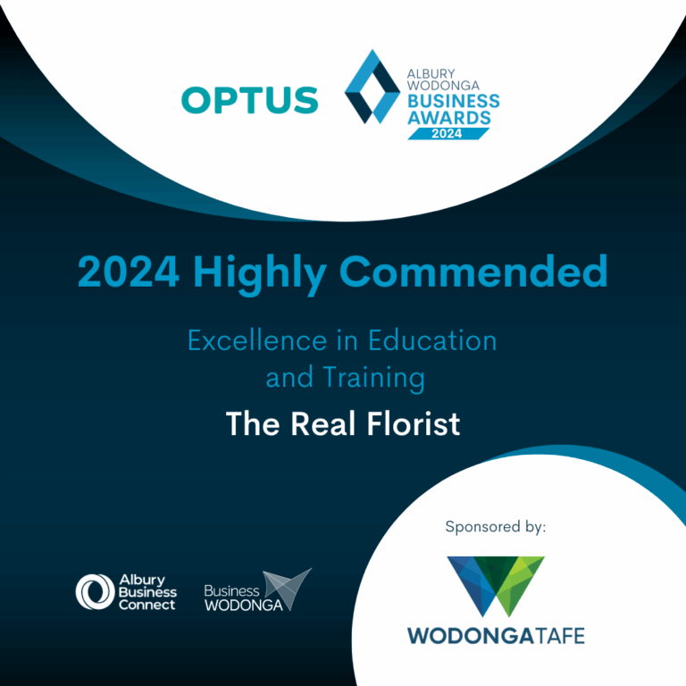 Excellence in Education and Training - The Real Florist