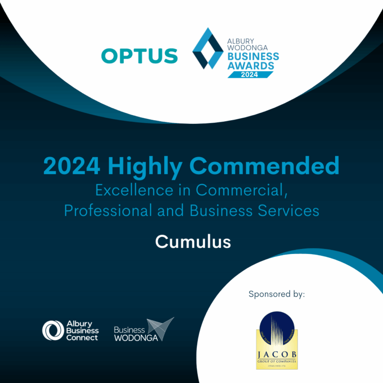 Excellence in Commercial, Professional and Business Services - Cumulus