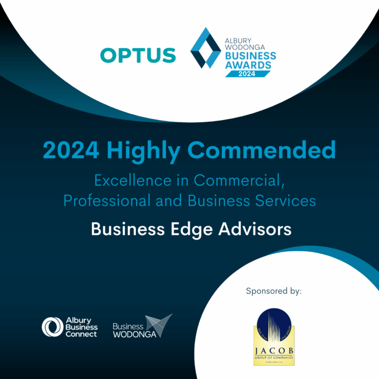 Excellence in Commercial, Professional and Business Services - Business Edge Advisors