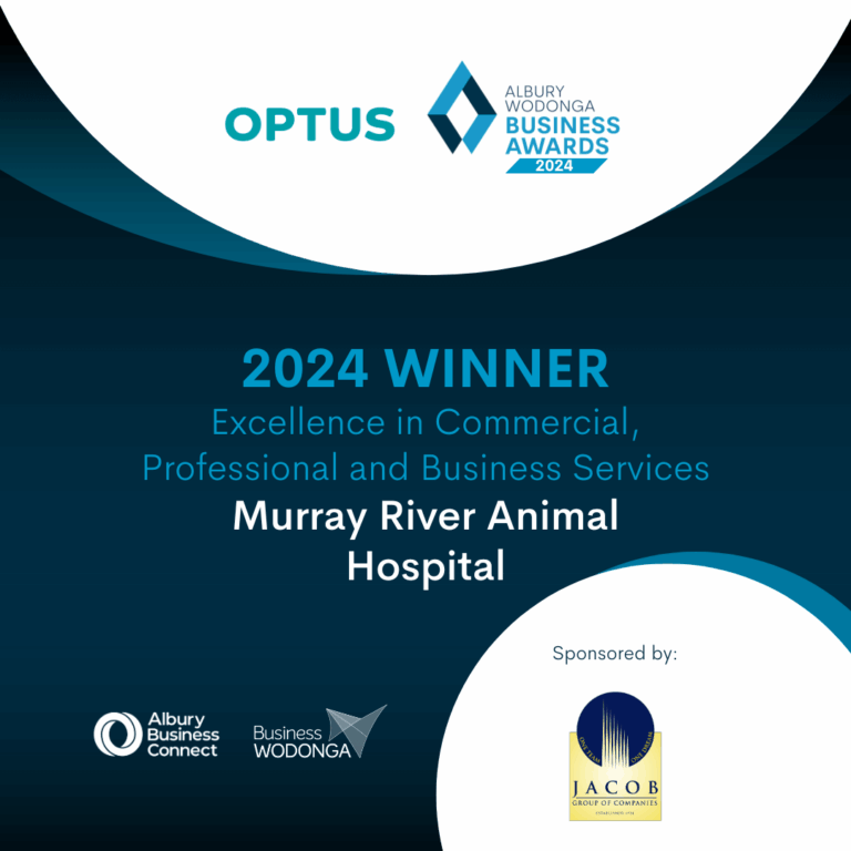Excellence in Commercial, Professional and Business Services - Murray River Animal Hospital