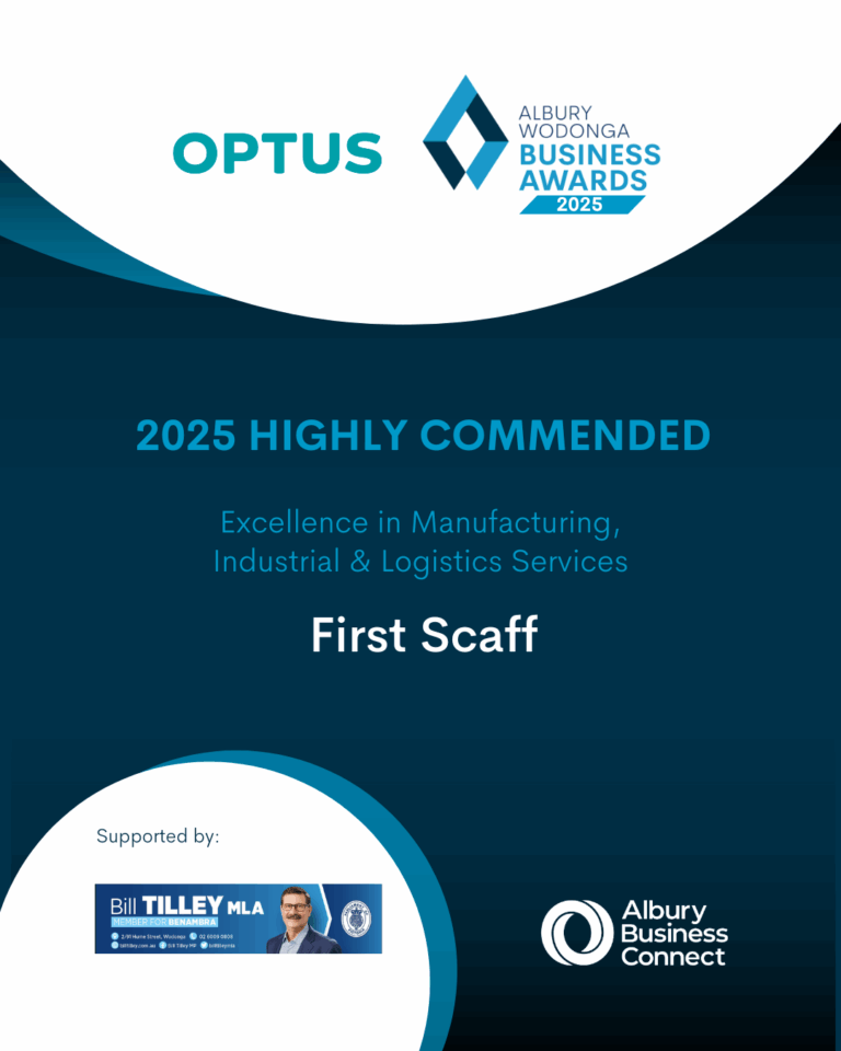 Excellence in Manufacturing, Industrial & Logistics Services - First Scaff