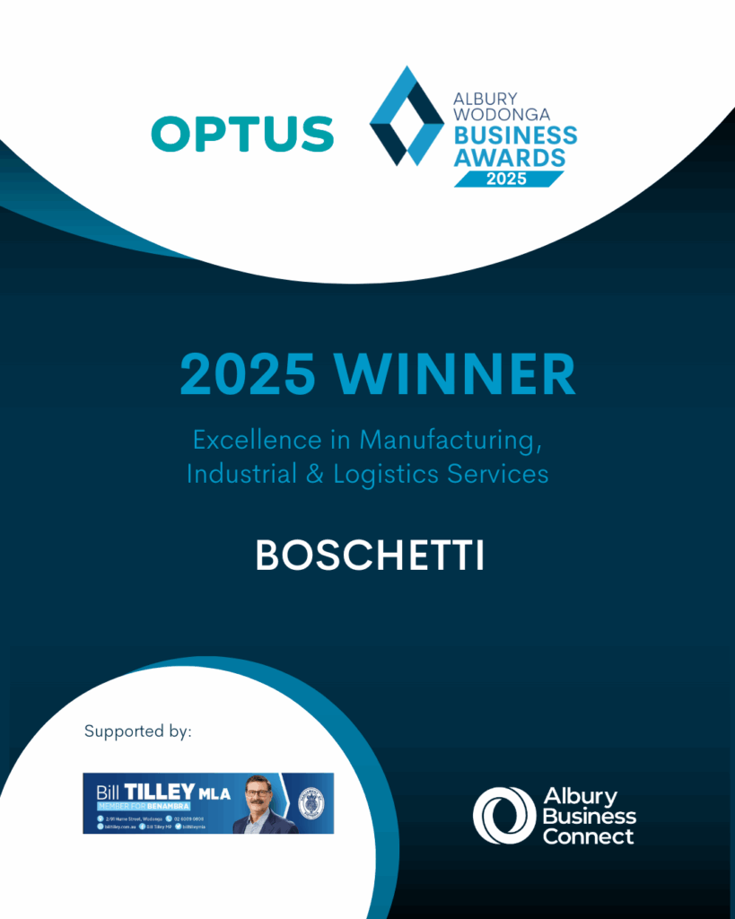 Excellence in Manufacturing, Industrial & Logistics Services - BOSCHETTI