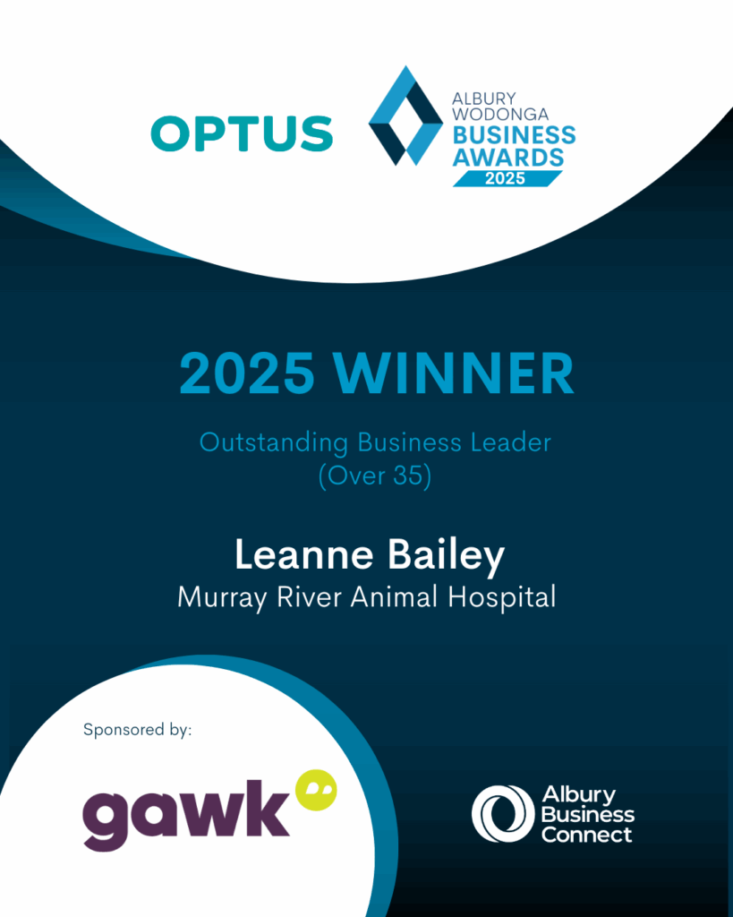 Outstanding Business Leader (Over35) - Leanne Bailey, Murray River Animal Hospital